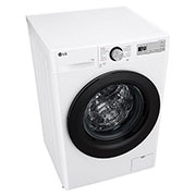 LG Waschmaschine mit 11 kg Kapazität | EEK A | 1.400 U./Min. | Weiß mit schwarzem Bullaugenring | F4WR4911P, F4WR4911P