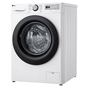 LG Waschmaschine mit 11 kg Kapazität | EEK A | 1.400 U./Min. | Weiß mit schwarzem Bullaugenring | F4WR4911P, F4WR4911P