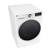 LG Waschmaschine mit 13 kg Kapazität | EEK A | 1.400 U./Min. | Weiß mit schwarzem Bullaugenring | F4WR703Y, F4WR703Y