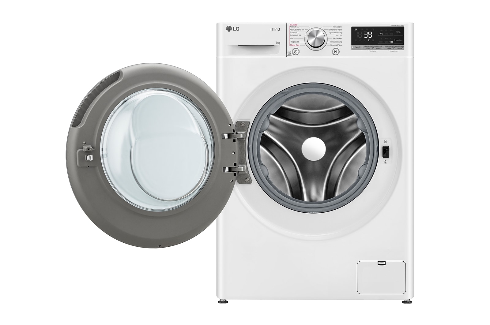 LG Waschmaschine | 9 kg | EKK A | AI DD® | 1400 U./Min | Steam | TurboWash® 360° | F4WR7091 , F4WR7091