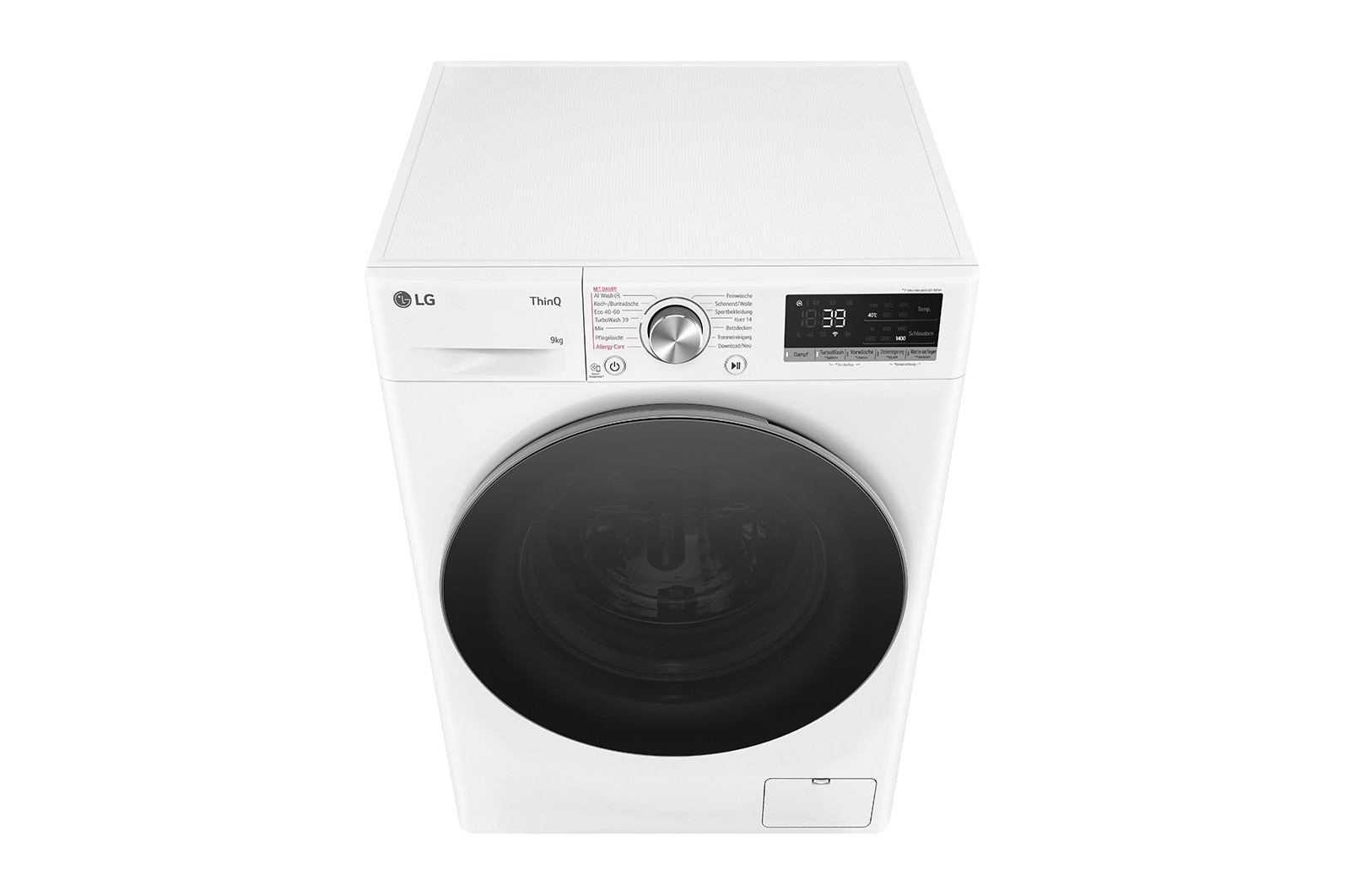 LG Waschmaschine | 9 kg | EKK A | AI DD® | 1400 U./Min | Steam | TurboWash® 360° | F4WR7091 , F4WR7091