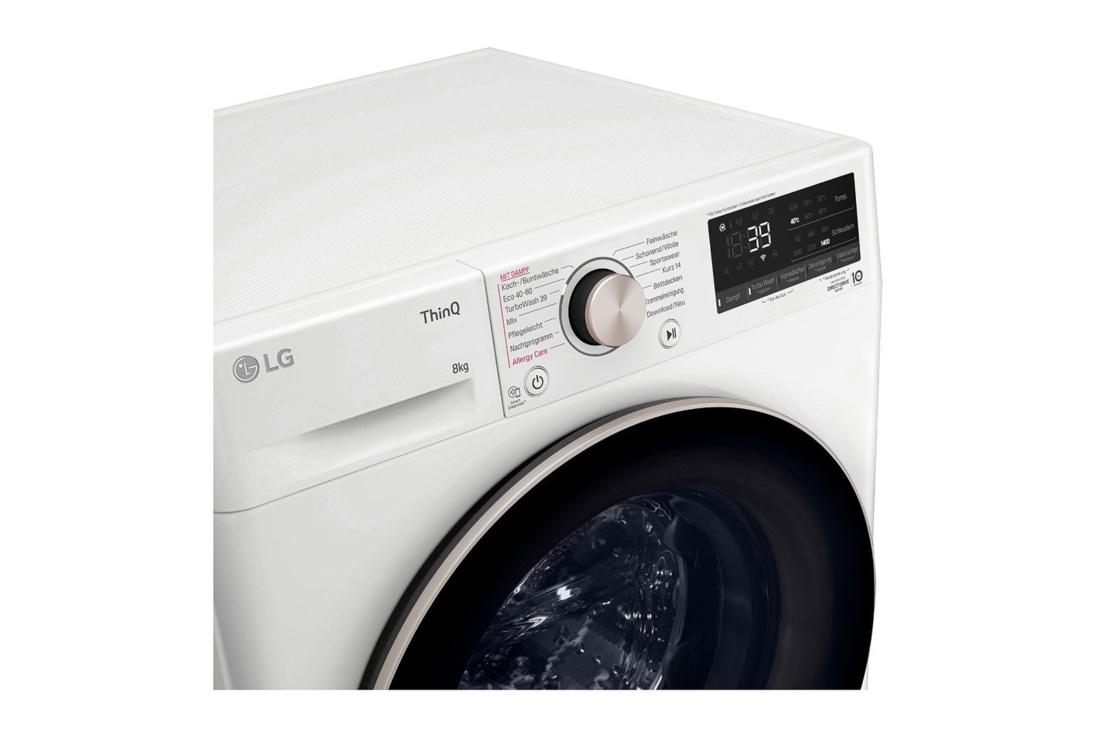 LG Waschmaschine | 8kg | AI DD™ | Steam | LG F4WV708P1R, F4WV708P1R