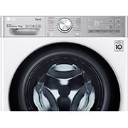 LG Waschmaschine | 12 kg | AI DD™ | Steam | TurboWash | Neue Wohlfühl-Trommel | Automatische Waschmitteldosierung | LG F4WV912AT, F4WV912AT