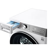 LG Waschmaschine | 12 kg | AI DD™ | Steam | TurboWash | Neue Wohlfühl-Trommel | Automatische Waschmitteldosierung | LG F4WV912AT, F4WV912AT