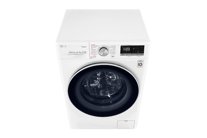 LG Waschtrockner | 8 kg Waschen/ 5kg Trocknen | AI DD™ | Steam, V4WD850