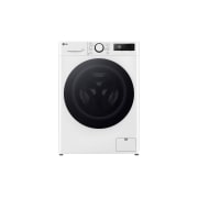 LG Waschtrockner mit 1.200 U./Min. | EEK A/E | 9 kg Waschen | 5 kg Trocknen | Weiß mit schwarzem Bullaugenring | V5WD95SLIM, V5WD95SLIM