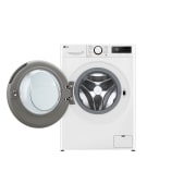 LG Waschtrockner mit 1.200 U./Min. | EEK A/E | 9 kg Waschen | 5 kg Trocknen | Weiß mit schwarzem Bullaugenring | V5WD95SLIM, V5WD95SLIM