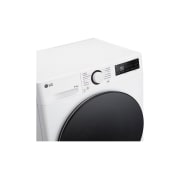 LG Waschtrockner mit 1.200 U./Min. | EEK A/E | 9 kg Waschen | 5 kg Trocknen | Weiß mit schwarzem Bullaugenring | V5WD95SLIM, V5WD95SLIM