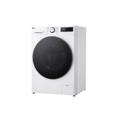 LG Waschtrockner mit 1.200 U./Min. | EEK A/E | 9 kg Waschen | 5 kg Trocknen | Weiß mit schwarzem Bullaugenring | V5WD95SLIM, V5WD95SLIM