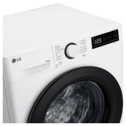 LG Waschtrockner mit 1.400 U./Min. | EEK D/A | 9 kg Waschen | 6 kg Trocknen | Weiß mit schwarzem Bullaugenring | W4WR42966, W4WR42966