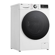 LG Waschtrockner mit 1.400 U./Min. | EEK D/A | 9 kg Waschen | 6 kg Trocknen | Weiß mit schwarzem Bullaugenring | W4WR7096Y, W4WR7096Y