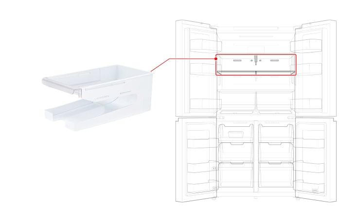 For models manufactured before 2022 we recommend that you check the outer dimensions of the accessory before purchase and ensure that it can be placed inside your current refrigerator If the space inside the refrigerator is smaller than the accessory it cannot be used