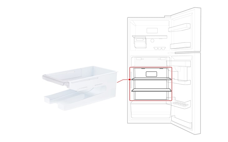 We recommend that you check the outer dimensions of the accessory before purchase and ensure that it can be placed inside your current refrigerator If the space inside the refrigerator is smaller than the accessory it cannot be used