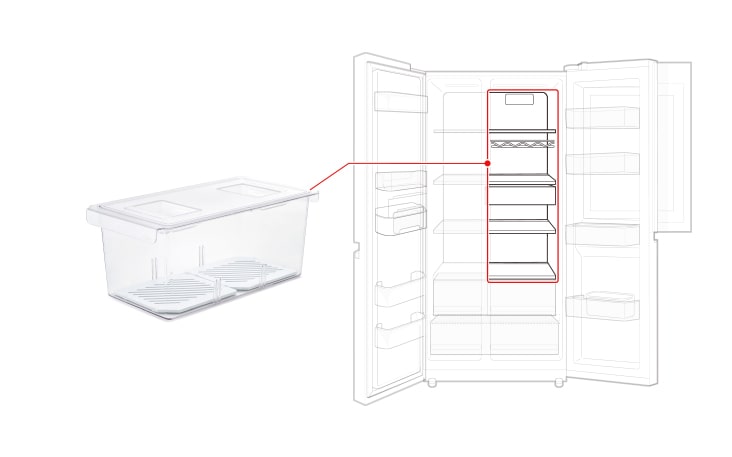"We recommend that you check the outer dimensions of the accessory before purchase and ensure that it can be placed inside your current refrigerator If the space inside the refrigerator is smaller than the accessory it cannot be used If there is a wine rack or another shelf above or below the shelf where you plan to install the Beverage Tray installation may be restricted"