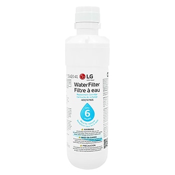 Front view of LG LT1000P Refrigerator Water Filter AGF80300705