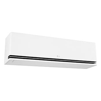Left low-angle front view of LG ai air conditioner