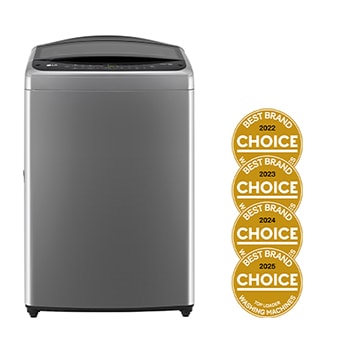 Front view of 9kg Series 3 Top Load Washing Machine with AI DD® in Grey WTL3-09G