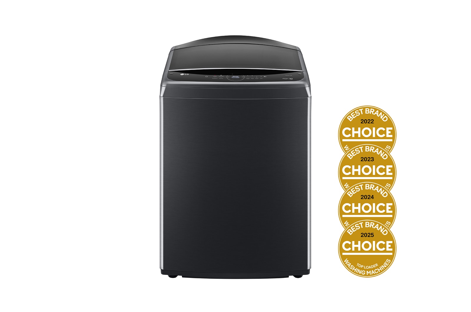 Front view of 12kg Series 9 Top Load Washer - AI DD® WTL9-12B