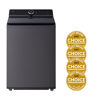 front view of 16kg Top Load Washing Machine Black Steel - AI DD®, 6 Motion™ WTX10-16G