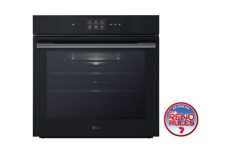 Front view of 76L InstaView Series 9 Full Steam Oven, Glass BO609B2BG4