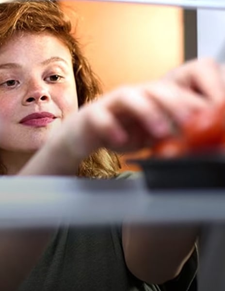 looking in the fridge