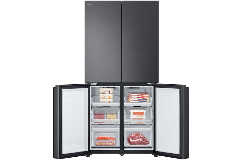 LG 530L Slim French Door Fridge - Matte Black, GF-B505MBL
