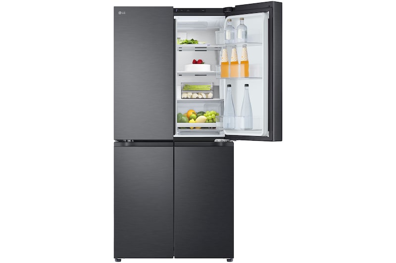 LG 530L Slim French Door Fridge - Matte Black, GF-B505MBL