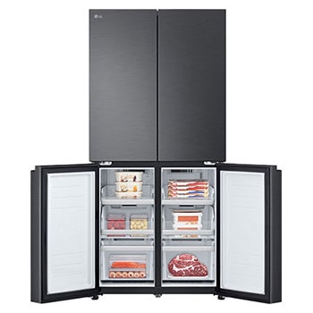 LG 530L Slim French Door Fridge - Matte Black, GF-B505MBL