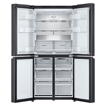 LG 530L Slim French Door Fridge - Matte Black, GF-B505MBL