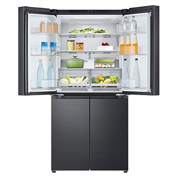 LG 530L Slim French Door Fridge - Matte Black, GF-B505MBL