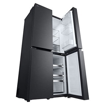LG 530L Slim French Door Fridge - Matte Black, GF-B505MBL