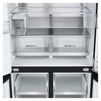 LG 506L Slim French Door Fridge - Non-Plumbed, GF-LN500MBL