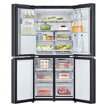 LG 506L Slim French Door Fridge - Non-Plumbed, GF-LN500MBL