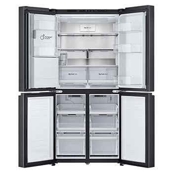LG 506L Slim French Door Fridge - Non-Plumbed, GF-LN500MBL