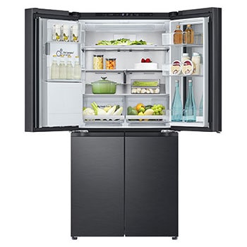 LG 508L Slim French Door Fridge with InstaViewᵀᴹ, GF-V500MBLC