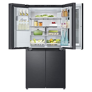 LG 508L Slim French Door Fridge with InstaViewᵀᴹ, GF-V500MBLC