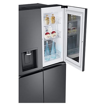LG 508L Slim French Door Fridge with InstaViewᵀᴹ, GF-V500MBLC