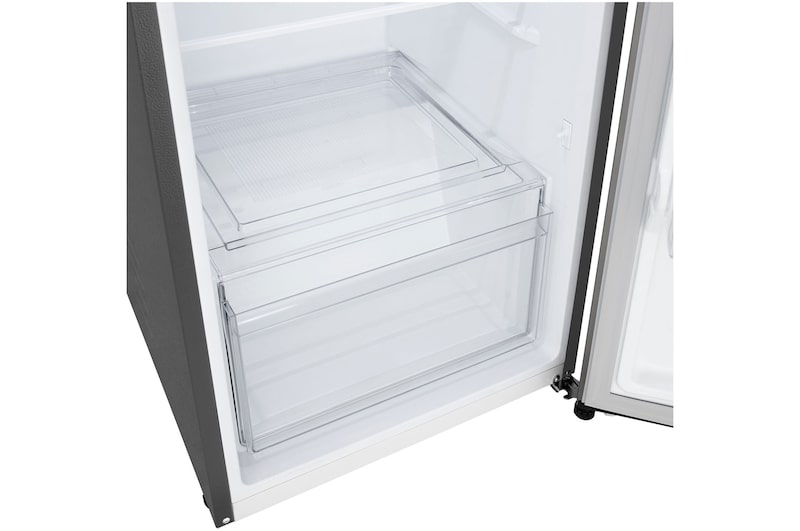 Bottom drawer open LG GT-2SI 266L Top Mount Fridge - Stainless Finish