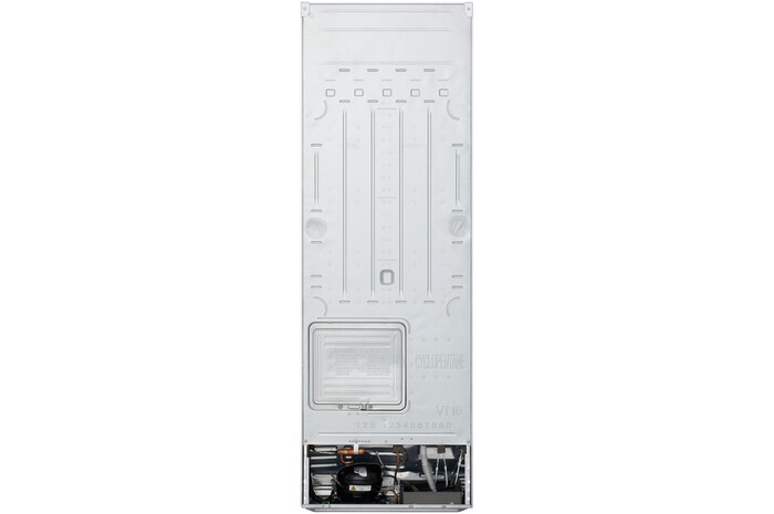 Back view LG GT-2WI 266L Top Mount Fridge - White