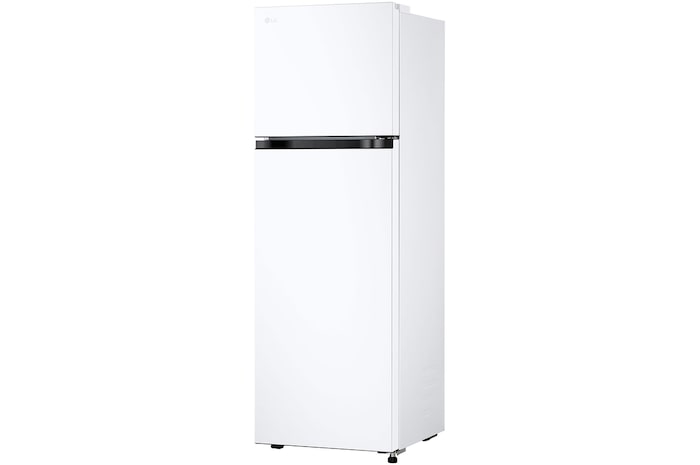 Right side view LG GT-2WI 266L Top Mount Fridge - White