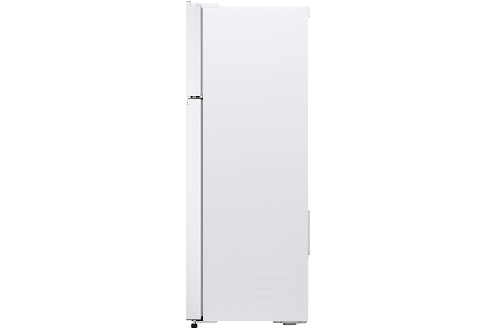Side view LG GT-2WI 266L Top Mount Fridge - White