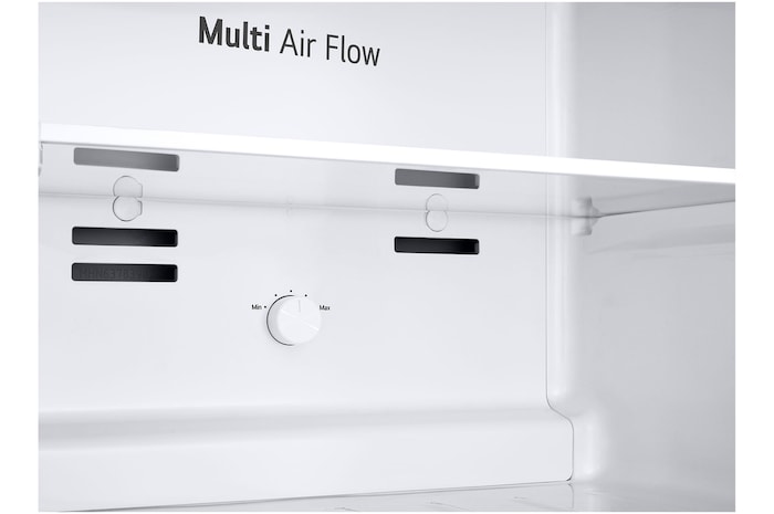 Multi air flow port LG GT-2WI 266L Top Mount Fridge - White