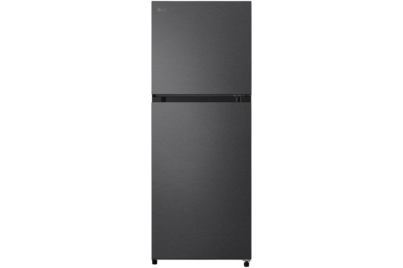 Front view of 424L Top Mount Fridge - Matte Black, GT-7MB
