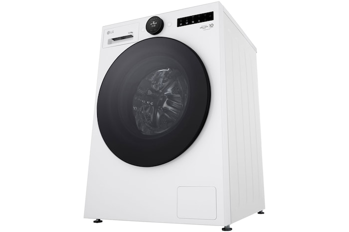 detail of the detergent drawer