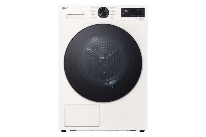 Front view of LG DXH3 Heat Pump Dryer