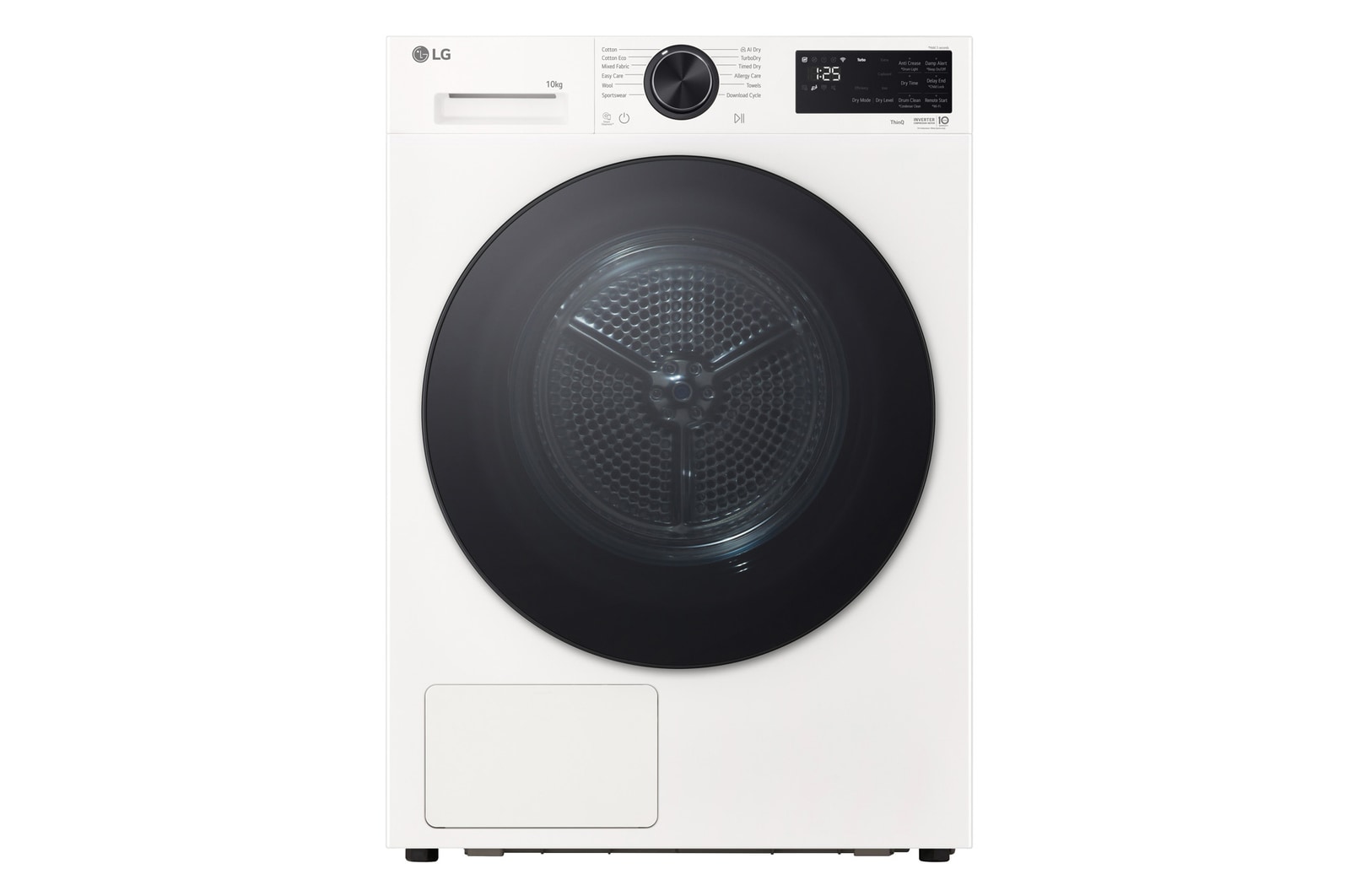 Front view of LG DXH3 Heat Pump Dryer
