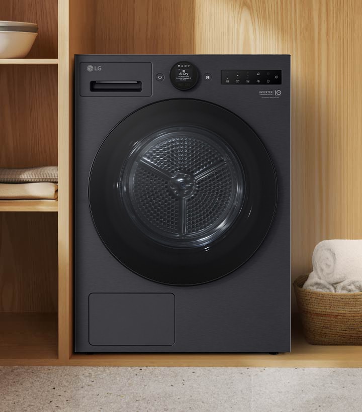 AI dry cycle detecting fabric weight and sensing the amount of moisture remaining.