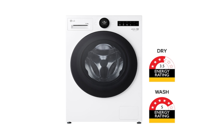 Front view of 12/8kg Series 10 Washer Dryer Combo – ezDispense WXC10-1412W