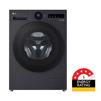 Front view of 12kg Series 10 Front Load Washer – ezDispense WX10-1412MB