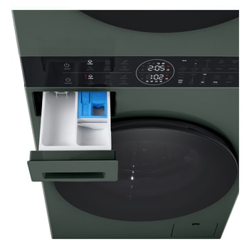 detail of the center control panel